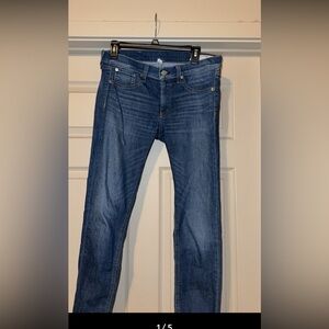 Rag & Bone Blue Ankle Capris